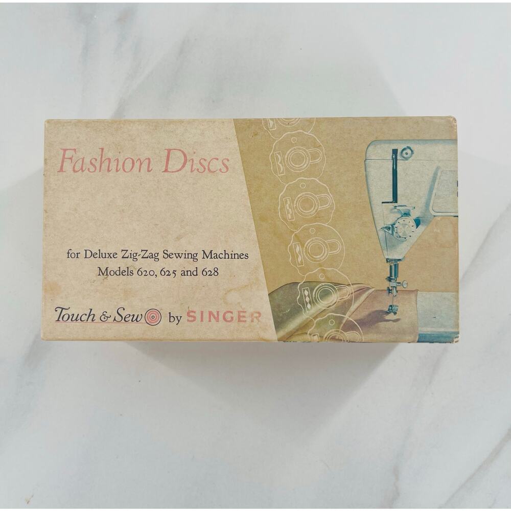 VTG Singer Fashion Discs For Deluxe Zig-Zag Sewing Machines Models 620 625 & 628